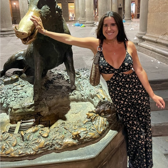 Floral Jumpsuit - Picture 2 of 4